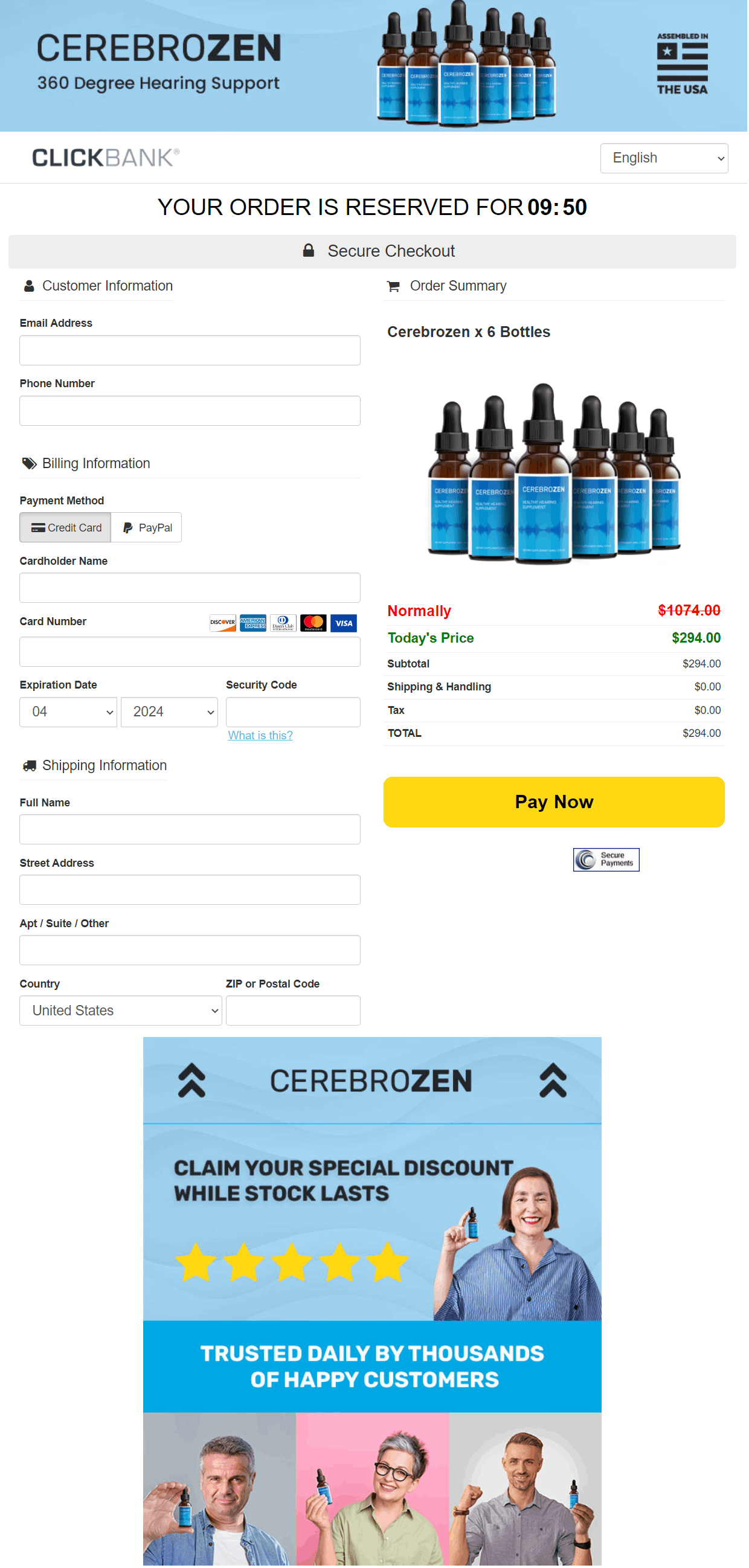 Cerebrozen  official website  oder